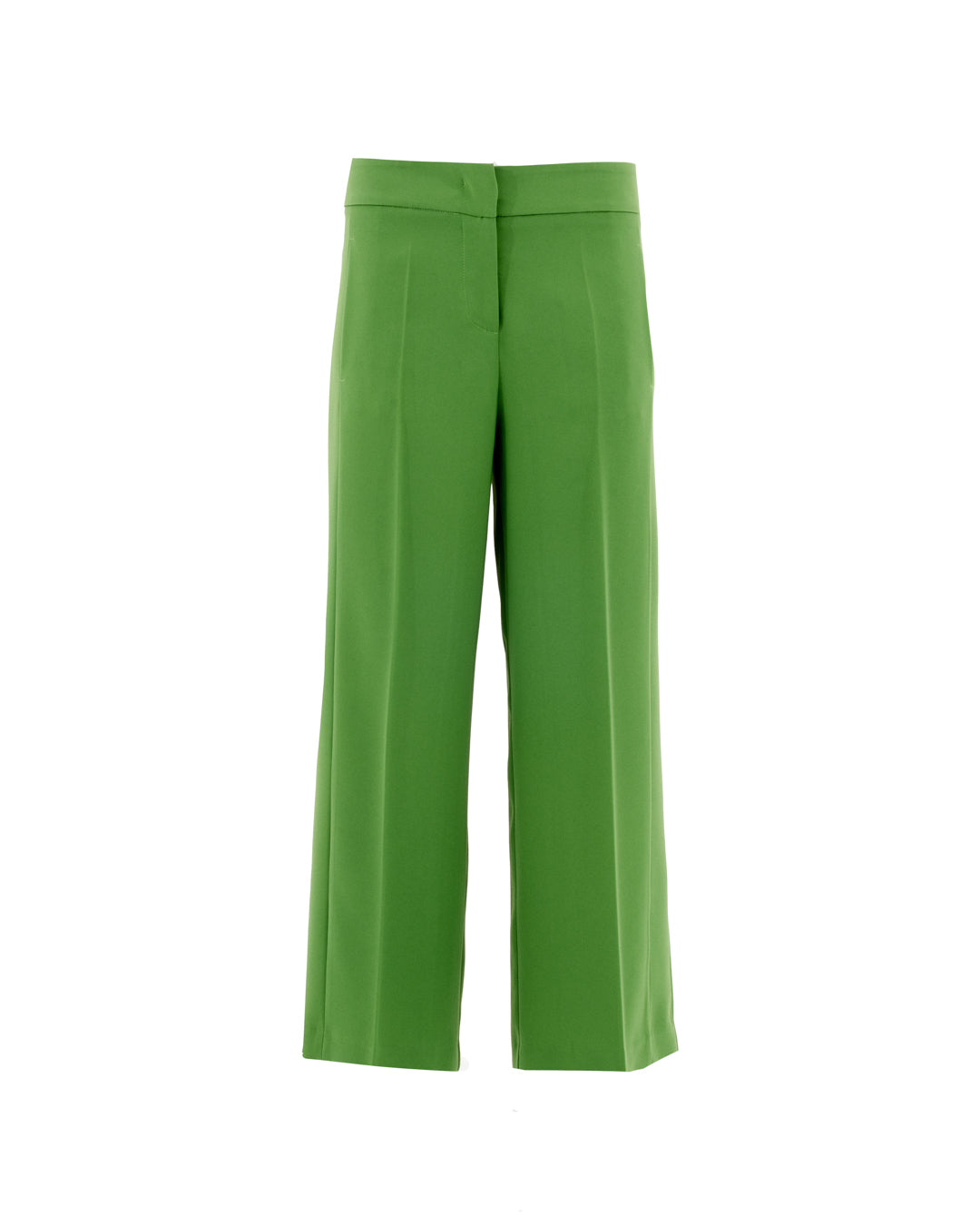 Wide-leg trousers in satin