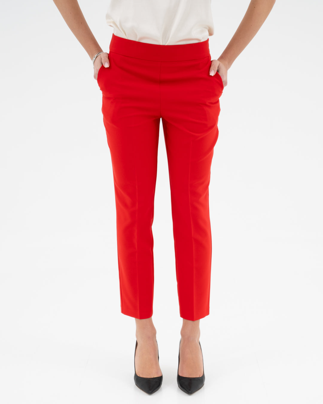 Technical zip trousers