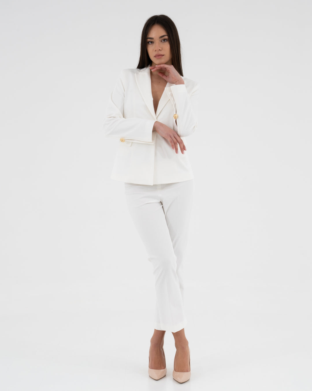 Punto milano small flared trousers