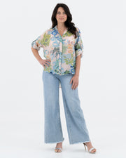 Floral patterned shirt