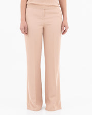 Wide-leg fluid trousers