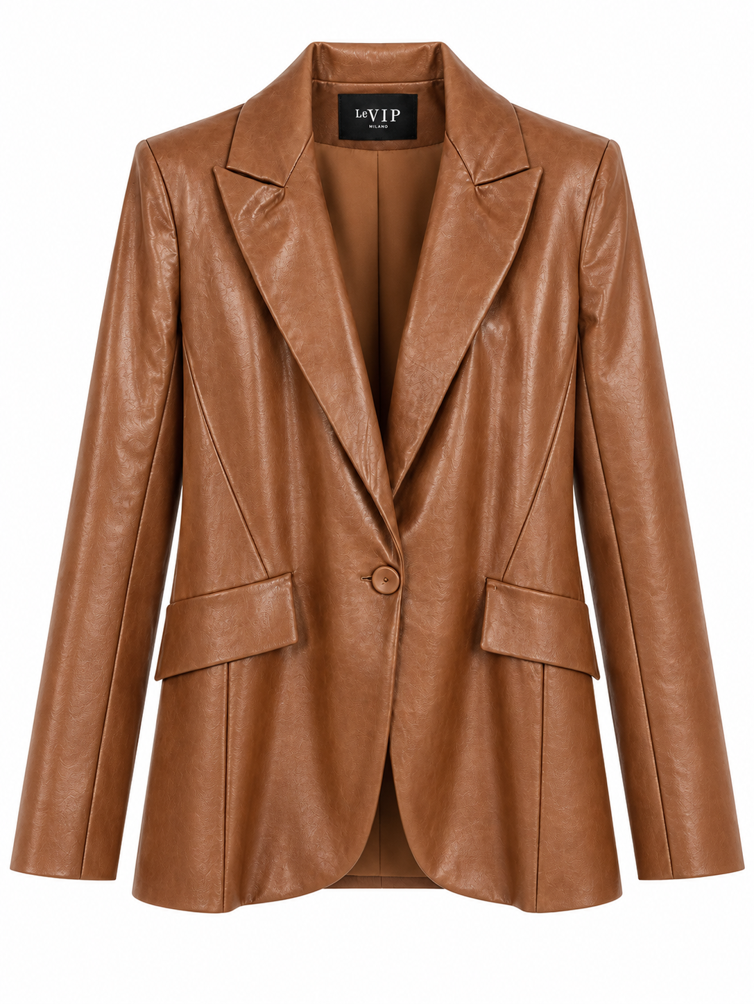 Giacca monopetto pelle