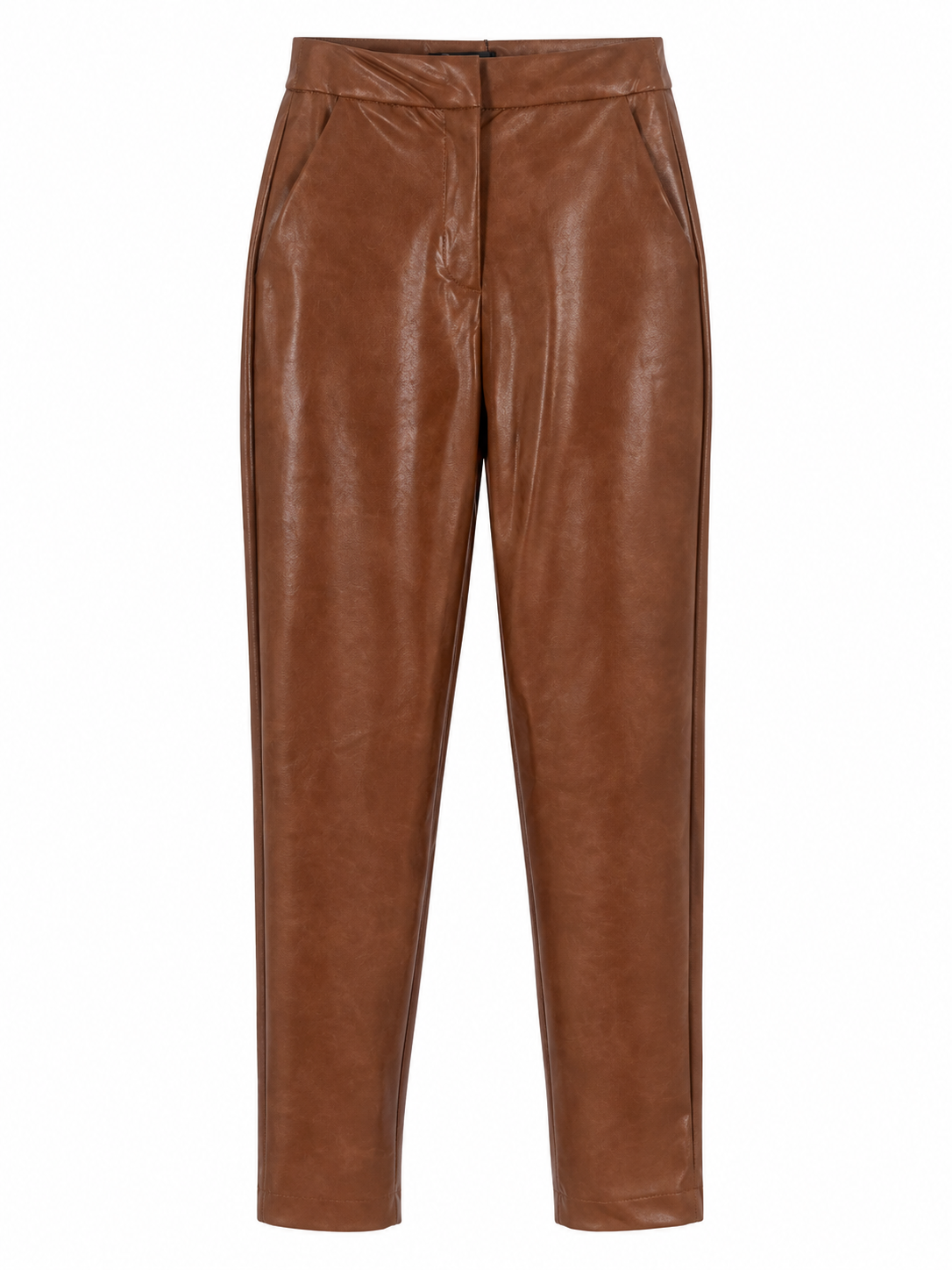 Pantaloni slim pelle