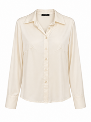 Camicia slim raso