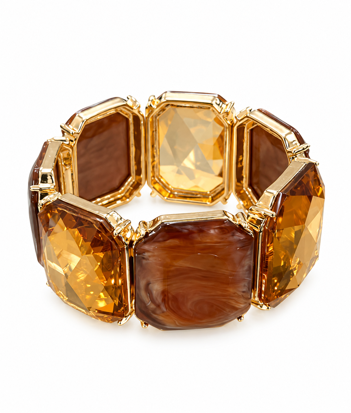 Bracciale pietra quadrata