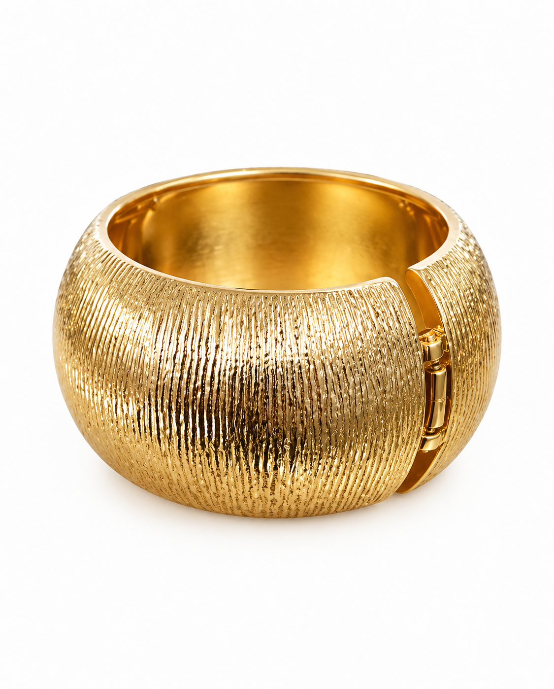 Bracciale ovale zigrinato