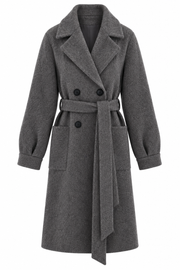 Cappotto con cintura