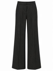Pantalone palazzo gessato