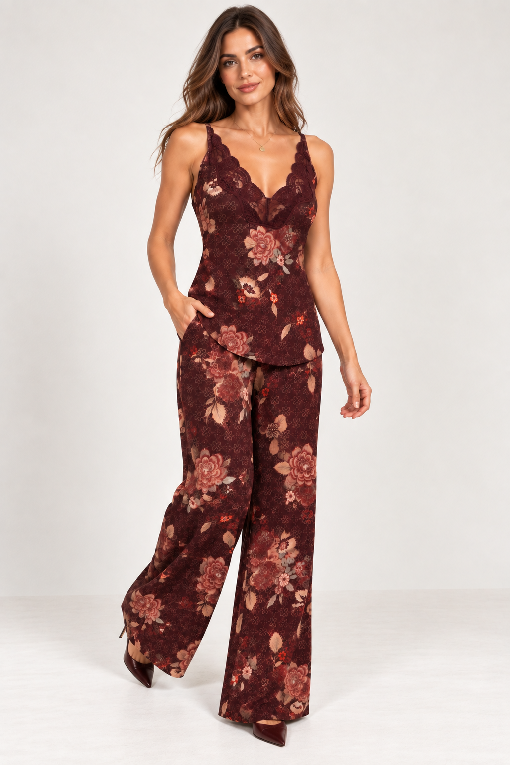 Pantalone Largo Fantasia Vinaccia