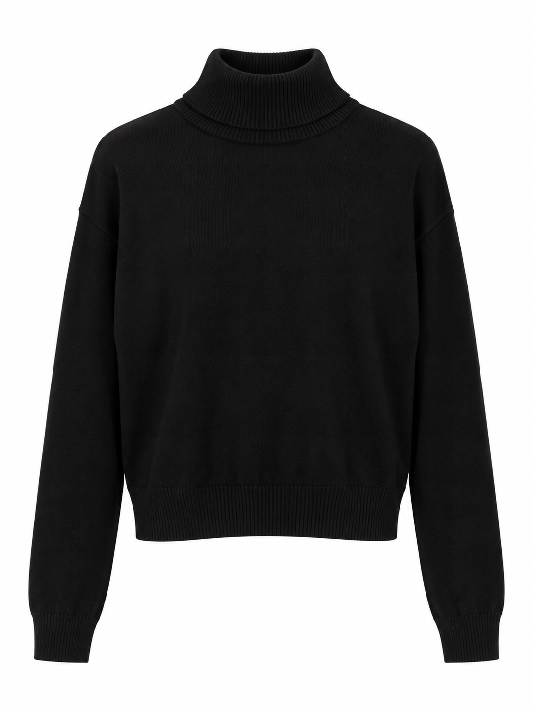 Maglia corta collo alto