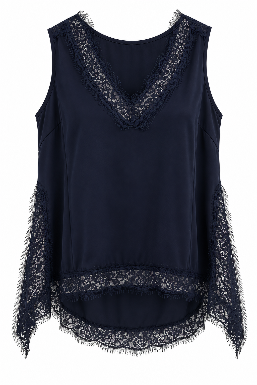 Canotta con pizzo