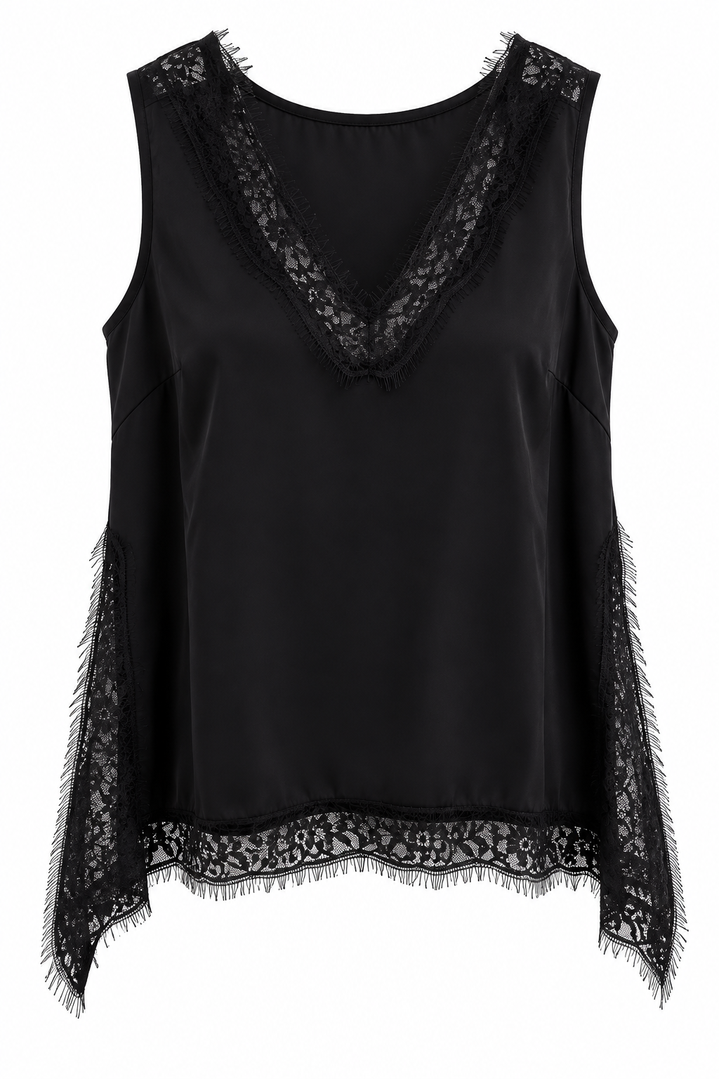 Canotta con pizzo