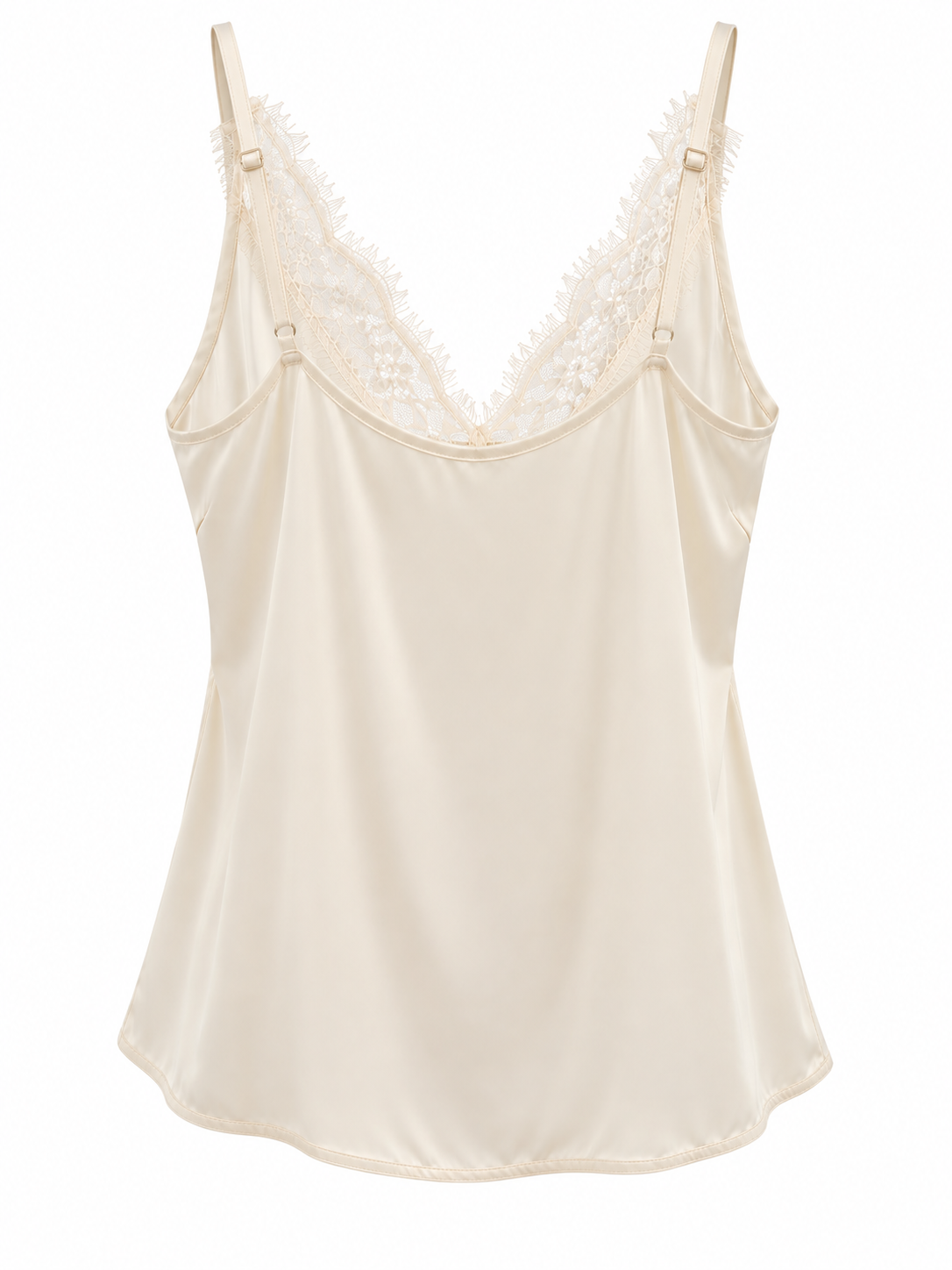 Top bretella con pizzo