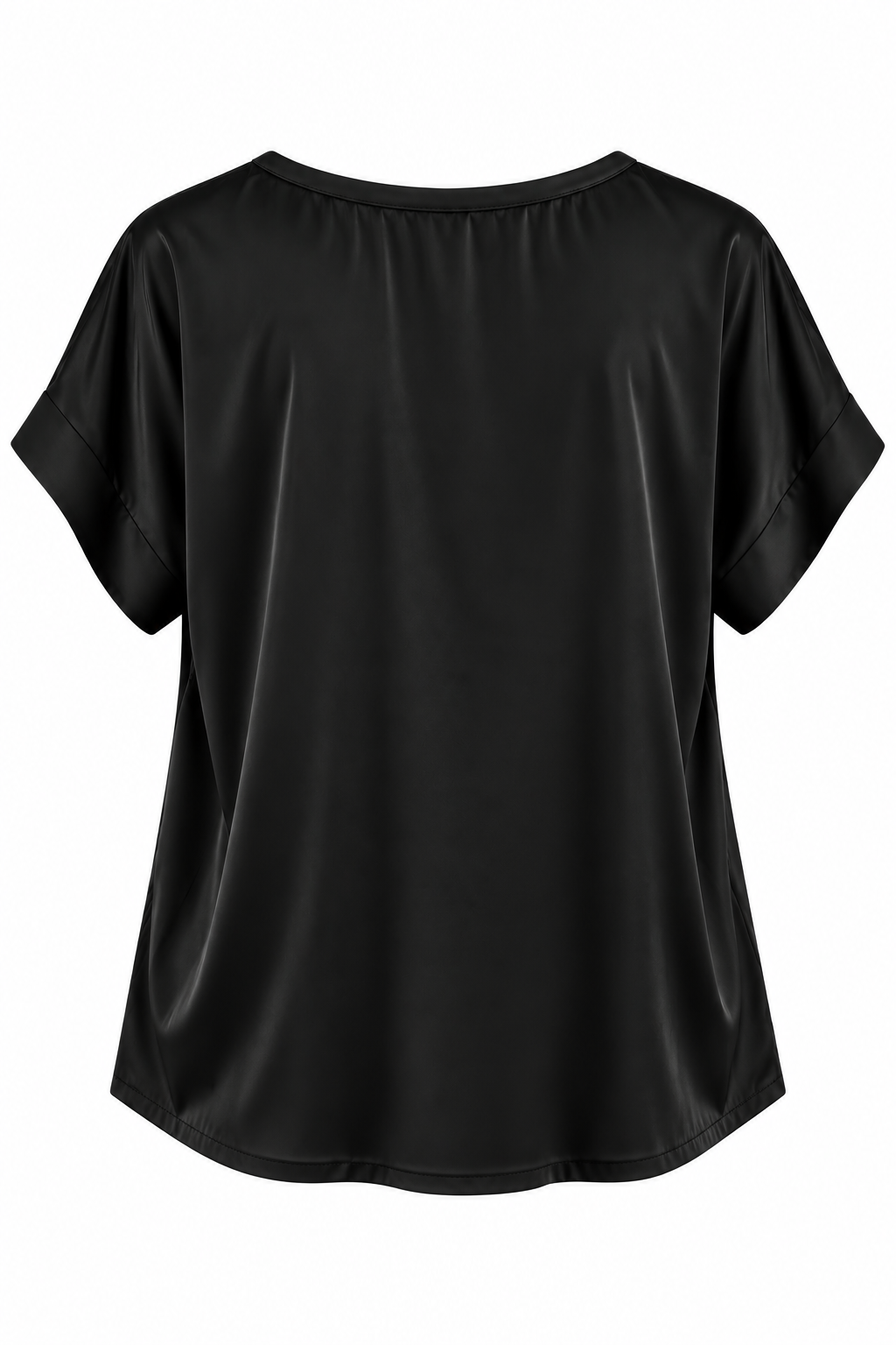 Maglia a manica corta in raso