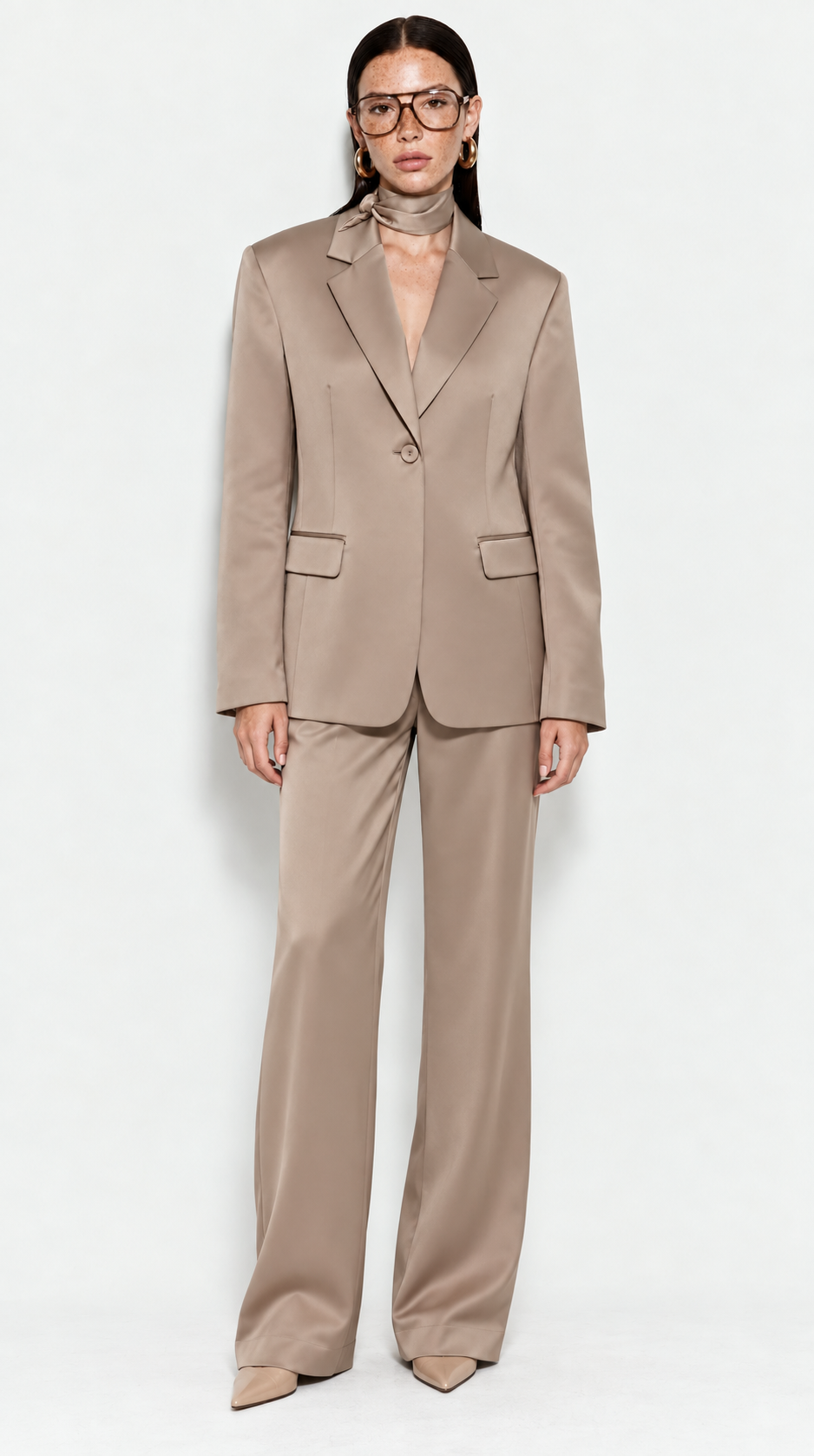 Pantalone palazzo con elastico