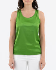 Viscose satin tank top
