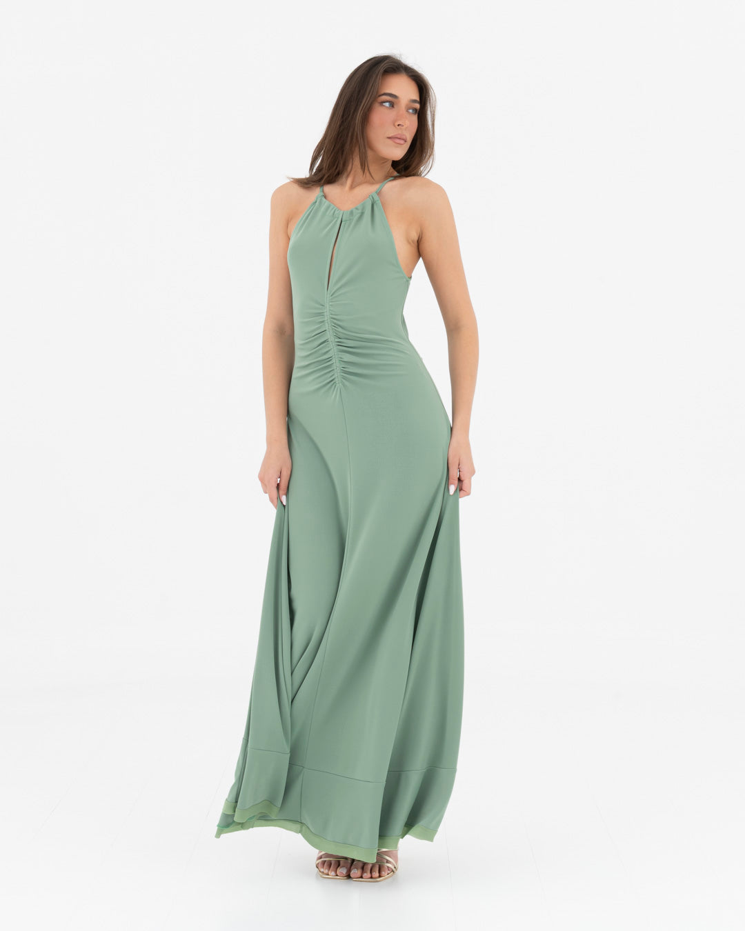 Draped dress