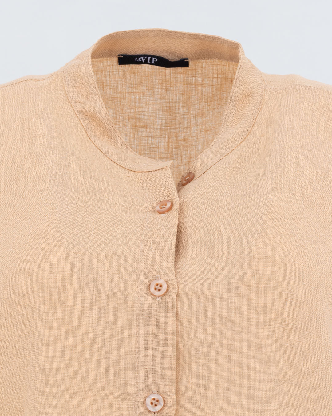 Camicia mezza manica in lino