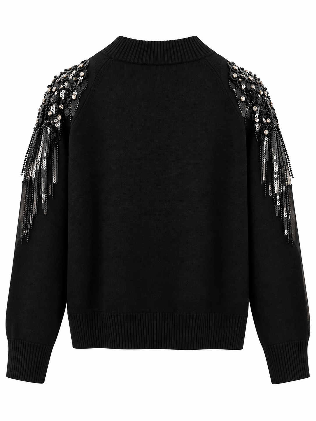 Maglia spalle con strass