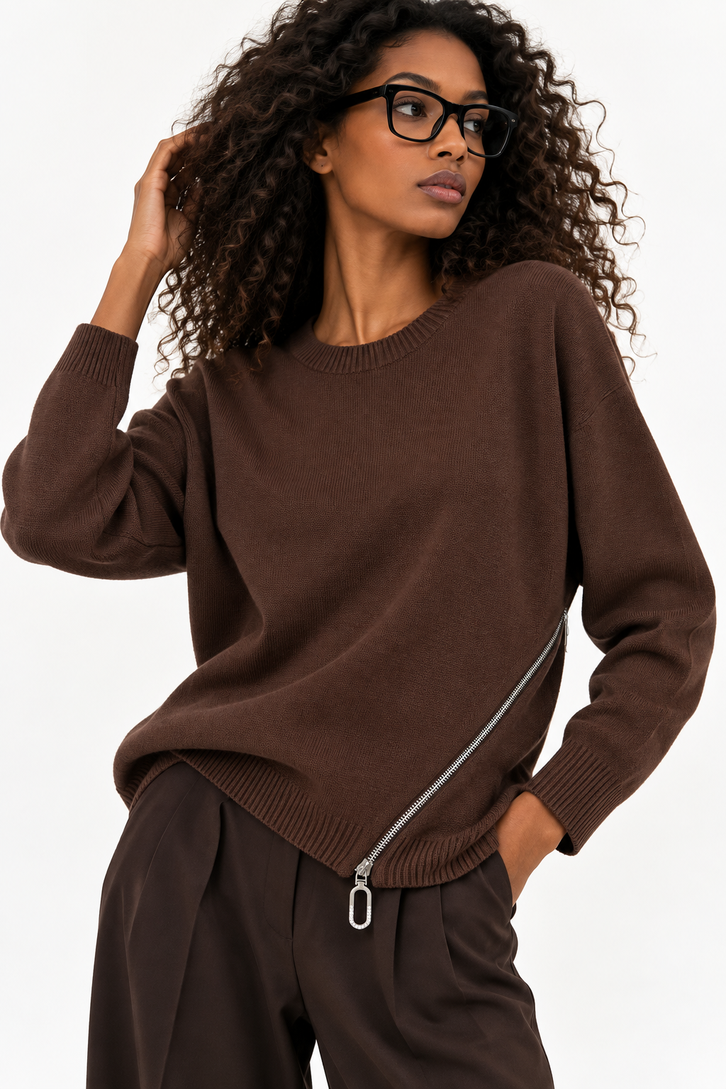 Maglia con zip
