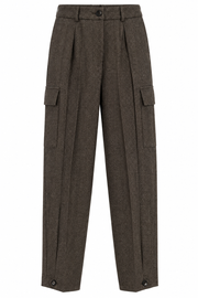 Pantalone cargo zig zag
