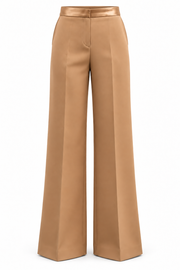 Pantalone palazzo con raso