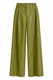 Pantalone largo spalmato