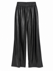 Pantalone ampio con elastico pelle