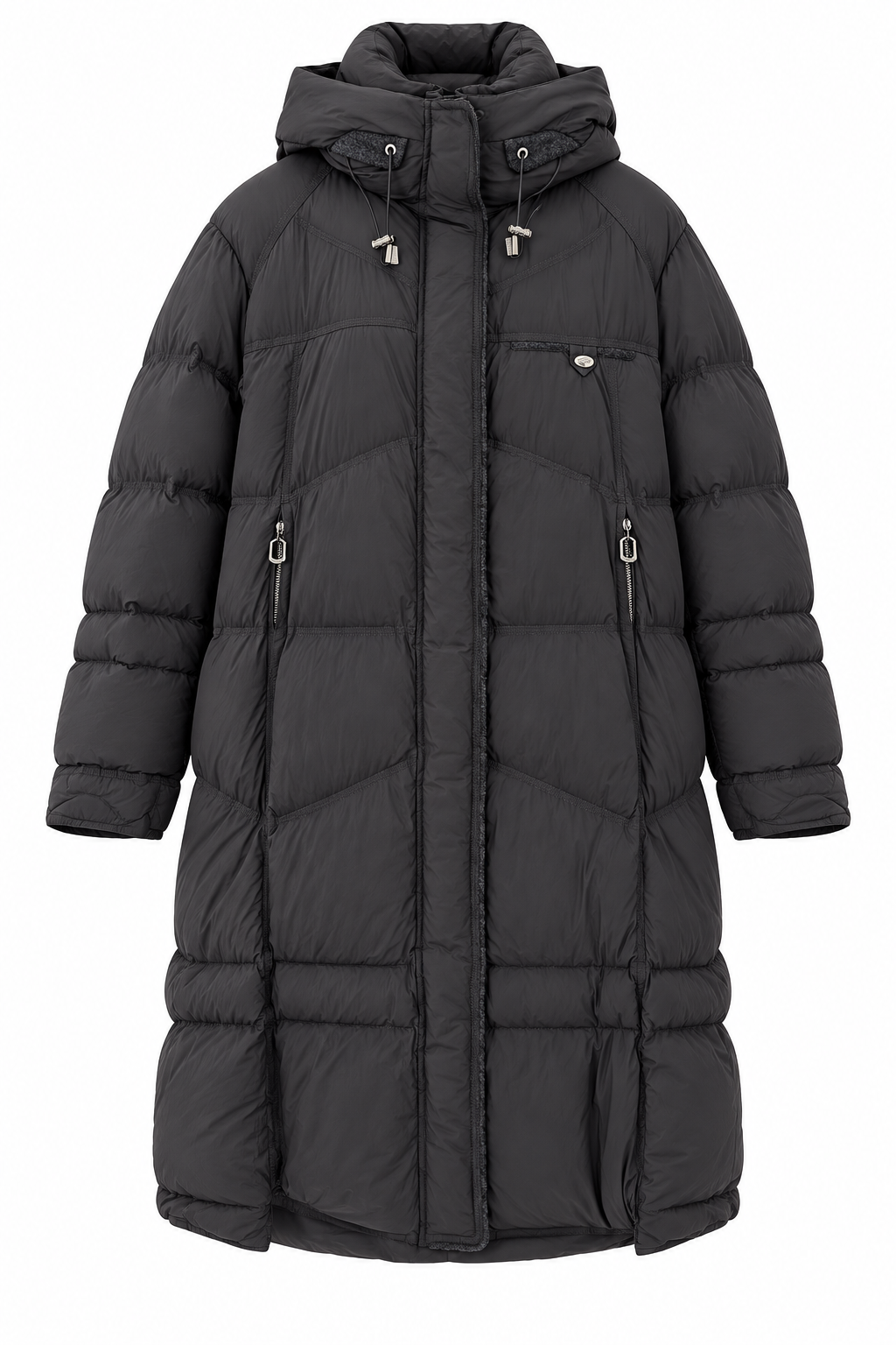 Piumino con zip