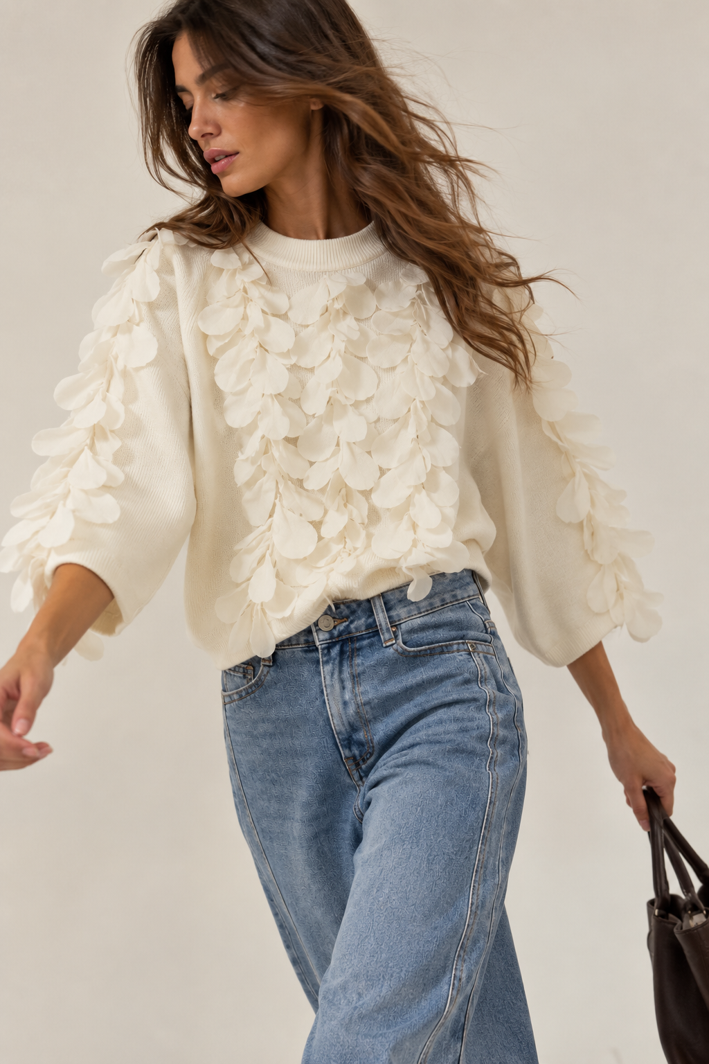 Maglia con petali