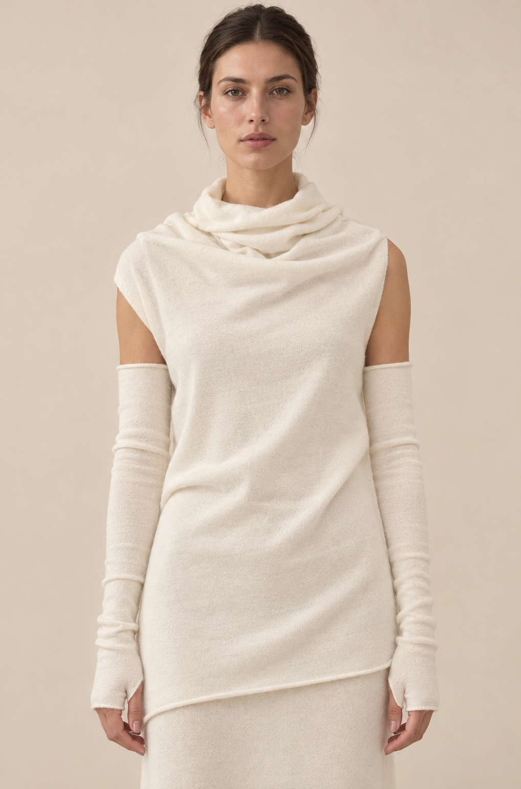 Maglia con manicotti